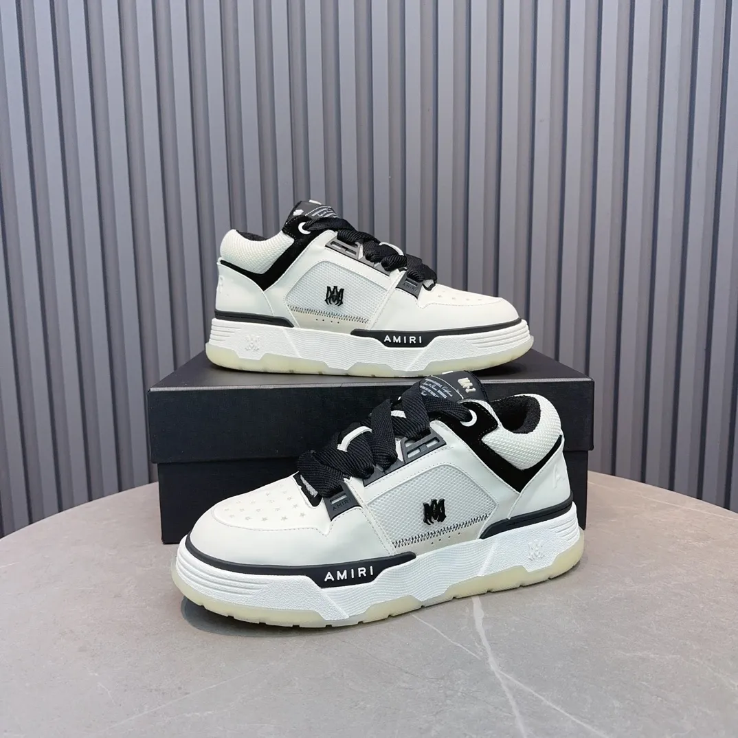 Men's shoes 💰660💰 AMIRI AMIRI trendy brand hot sale 🔥 Available all year round, couples 💑 Official website synchronization Imported fabrics 1⃣️ vs 1⃣️ replica, original factory special original sole, 35-45 (45. non-refundable)